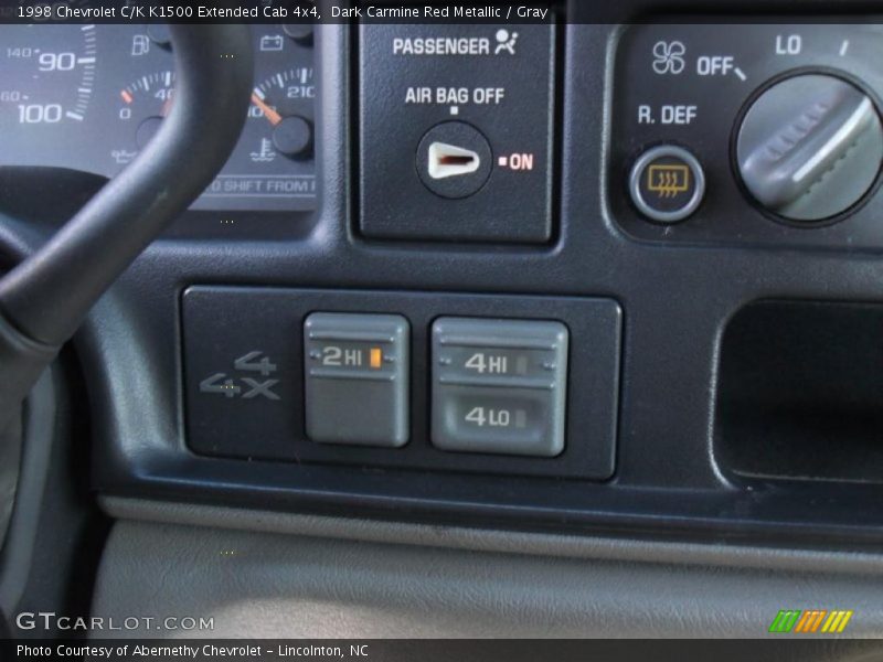 Controls of 1998 C/K K1500 Extended Cab 4x4