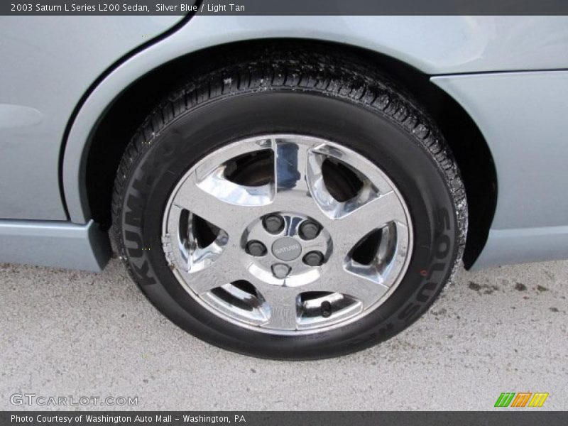 Silver Blue / Light Tan 2003 Saturn L Series L200 Sedan