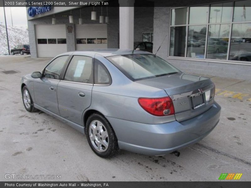 Silver Blue / Light Tan 2003 Saturn L Series L200 Sedan