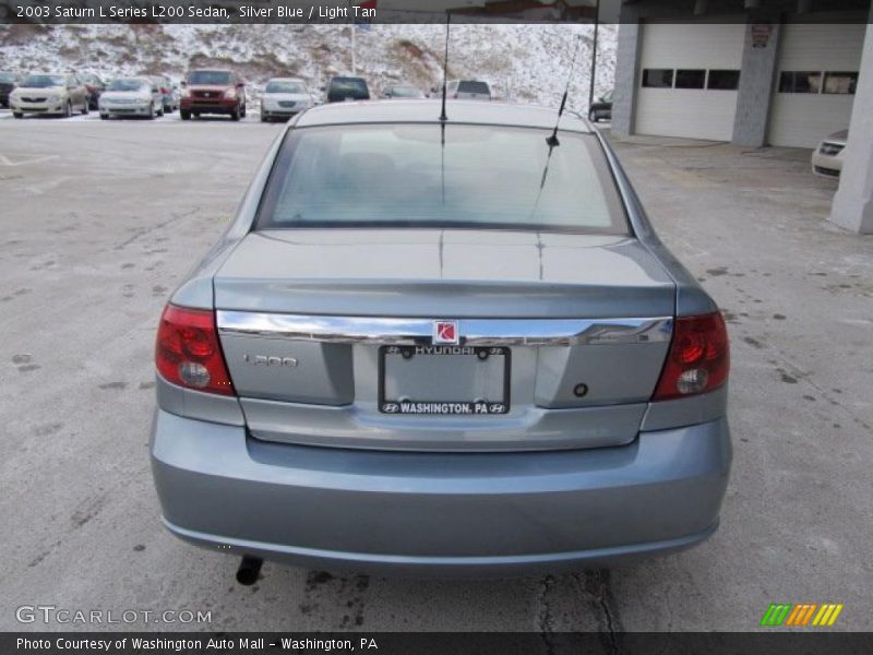 Silver Blue / Light Tan 2003 Saturn L Series L200 Sedan