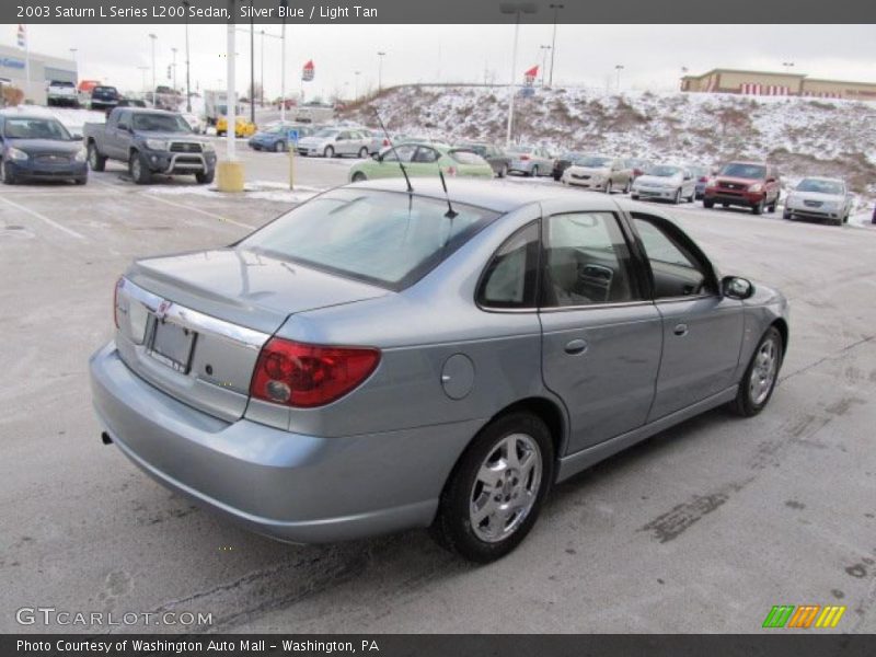 Silver Blue / Light Tan 2003 Saturn L Series L200 Sedan