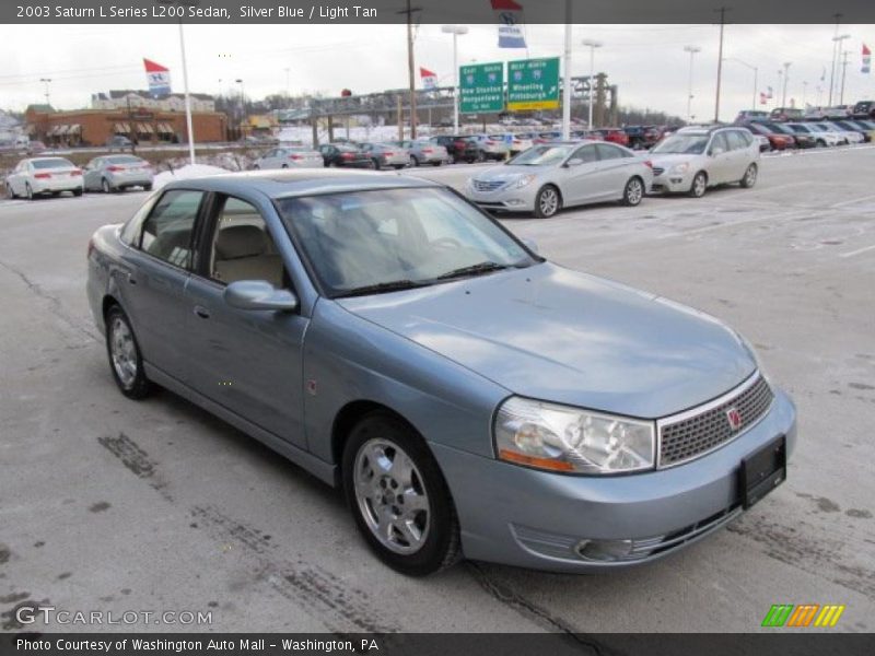 Silver Blue / Light Tan 2003 Saturn L Series L200 Sedan