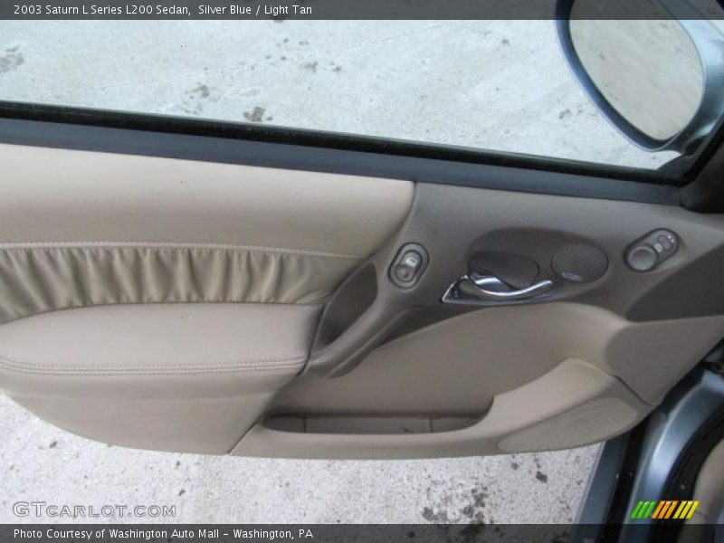 Silver Blue / Light Tan 2003 Saturn L Series L200 Sedan