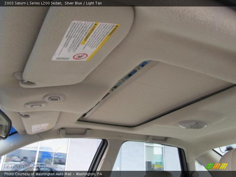 Silver Blue / Light Tan 2003 Saturn L Series L200 Sedan
