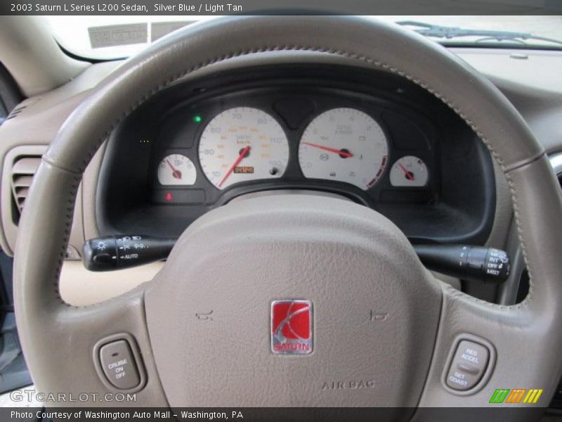 Silver Blue / Light Tan 2003 Saturn L Series L200 Sedan