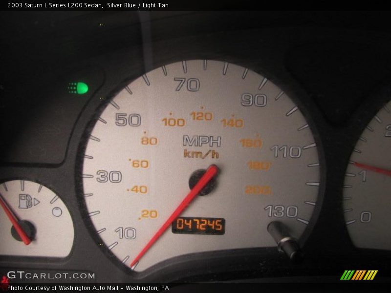 Silver Blue / Light Tan 2003 Saturn L Series L200 Sedan