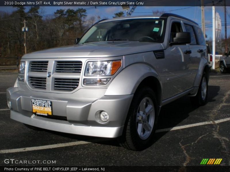 Bright Silver Metallic / Dark Slate Gray/Light Slate Gray 2010 Dodge Nitro SXT 4x4