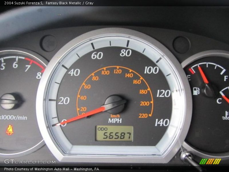 Fantasy Black Metallic / Gray 2004 Suzuki Forenza S