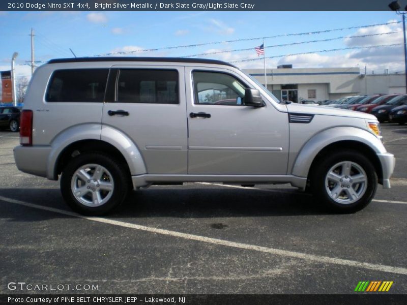 Bright Silver Metallic / Dark Slate Gray/Light Slate Gray 2010 Dodge Nitro SXT 4x4