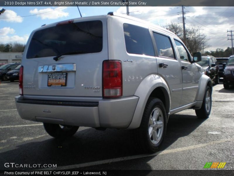 Bright Silver Metallic / Dark Slate Gray/Light Slate Gray 2010 Dodge Nitro SXT 4x4