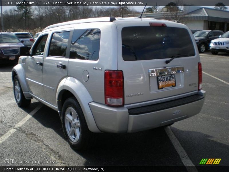 Bright Silver Metallic / Dark Slate Gray/Light Slate Gray 2010 Dodge Nitro SXT 4x4