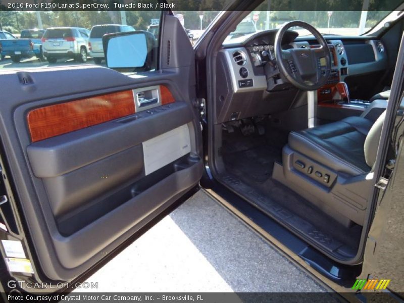 Tuxedo Black / Black 2010 Ford F150 Lariat SuperCrew