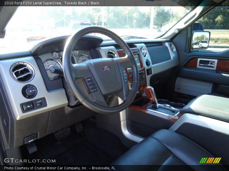 Tuxedo Black / Black 2010 Ford F150 Lariat SuperCrew