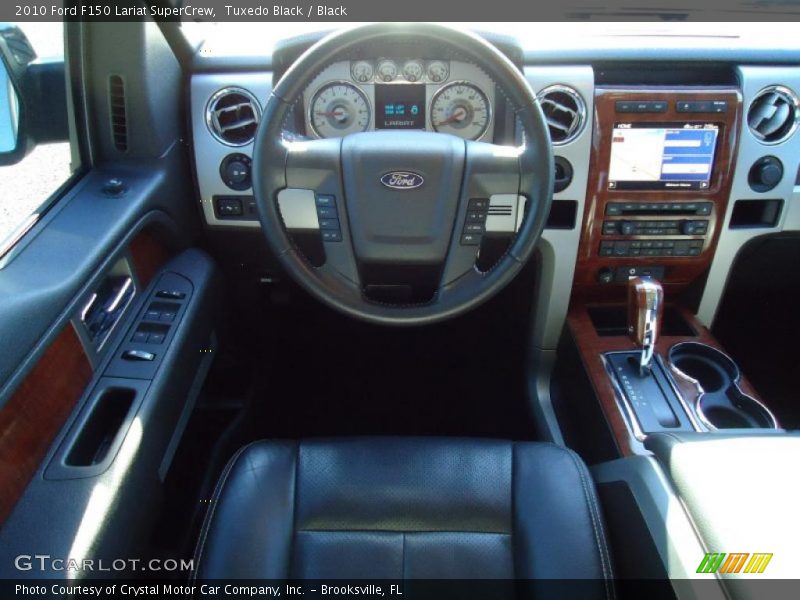 Tuxedo Black / Black 2010 Ford F150 Lariat SuperCrew