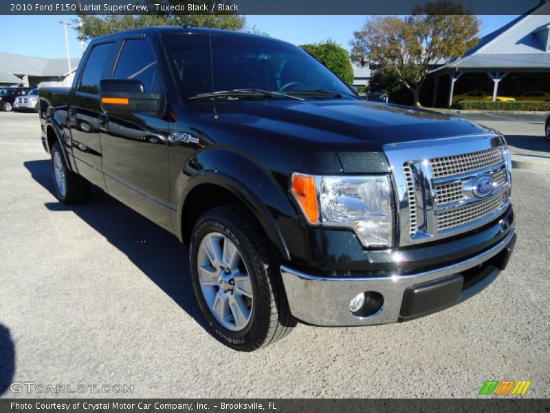 Tuxedo Black / Black 2010 Ford F150 Lariat SuperCrew