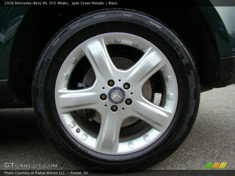 Jade Green Metallic / Black 2008 Mercedes-Benz ML 350 4Matic