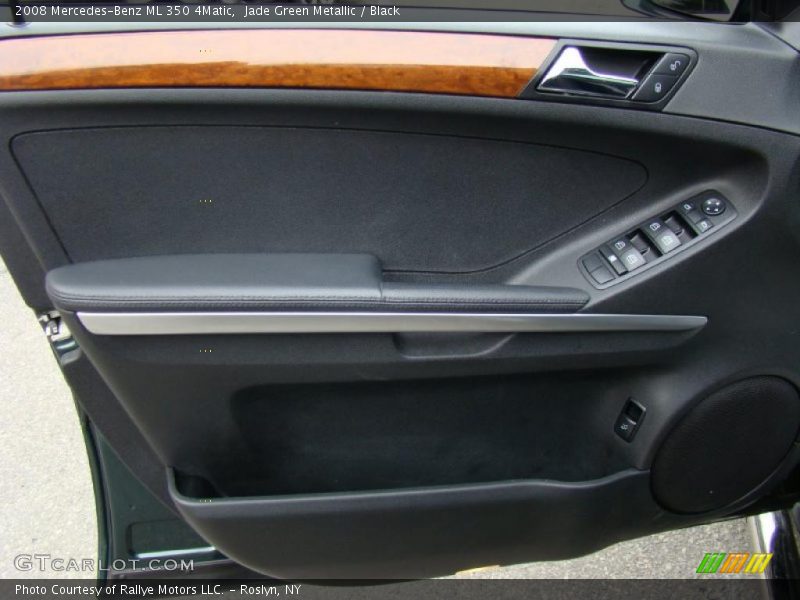 Jade Green Metallic / Black 2008 Mercedes-Benz ML 350 4Matic