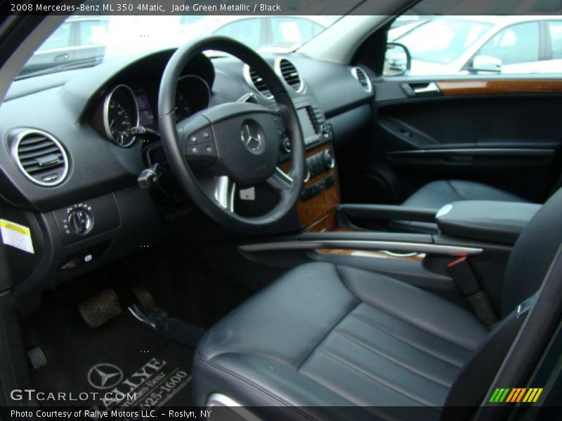 Jade Green Metallic / Black 2008 Mercedes-Benz ML 350 4Matic