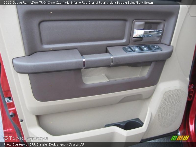 Inferno Red Crystal Pearl / Light Pebble Beige/Bark Brown 2010 Dodge Ram 1500 TRX4 Crew Cab 4x4