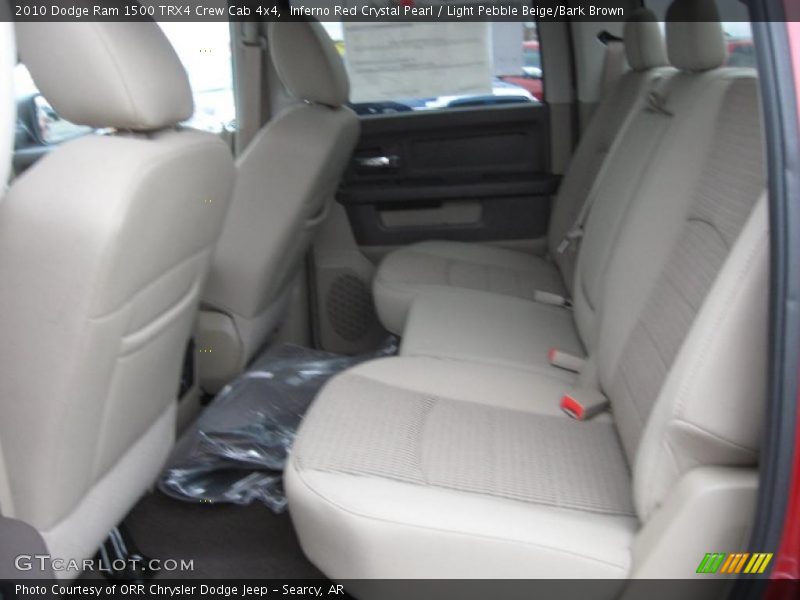 Inferno Red Crystal Pearl / Light Pebble Beige/Bark Brown 2010 Dodge Ram 1500 TRX4 Crew Cab 4x4