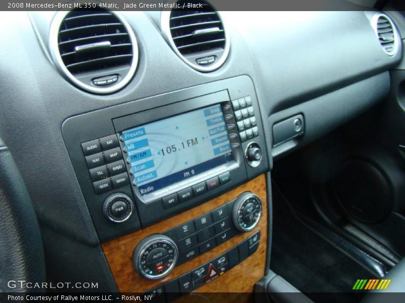 Jade Green Metallic / Black 2008 Mercedes-Benz ML 350 4Matic