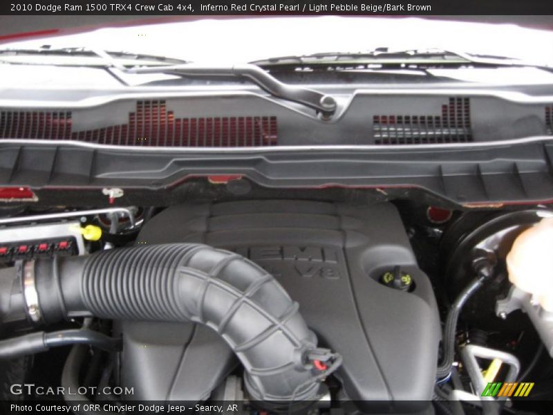 Inferno Red Crystal Pearl / Light Pebble Beige/Bark Brown 2010 Dodge Ram 1500 TRX4 Crew Cab 4x4