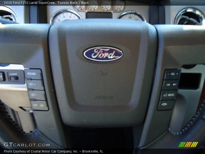 Tuxedo Black / Black 2010 Ford F150 Lariat SuperCrew