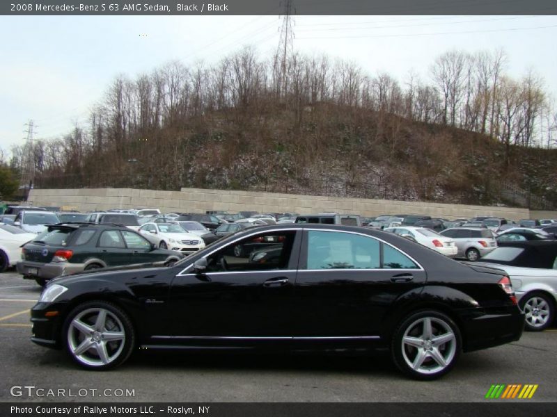 Black / Black 2008 Mercedes-Benz S 63 AMG Sedan