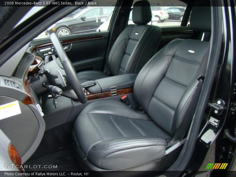 Black / Black 2008 Mercedes-Benz S 63 AMG Sedan