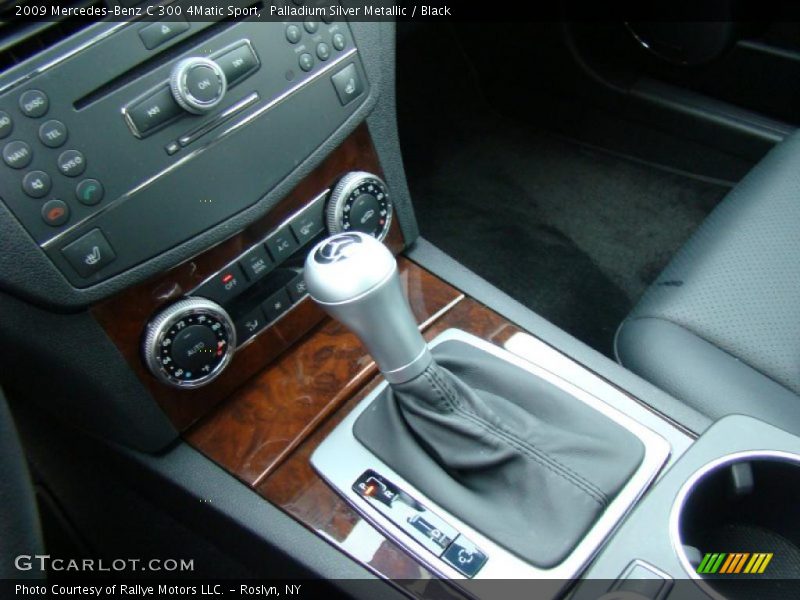 Palladium Silver Metallic / Black 2009 Mercedes-Benz C 300 4Matic Sport