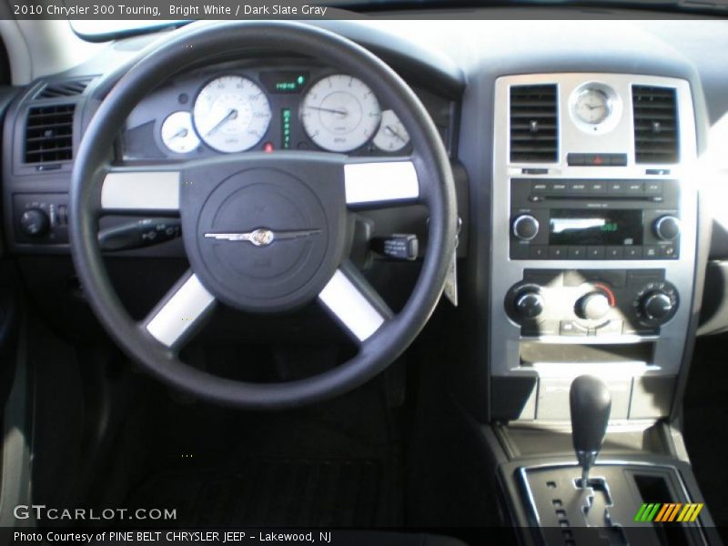 Bright White / Dark Slate Gray 2010 Chrysler 300 Touring