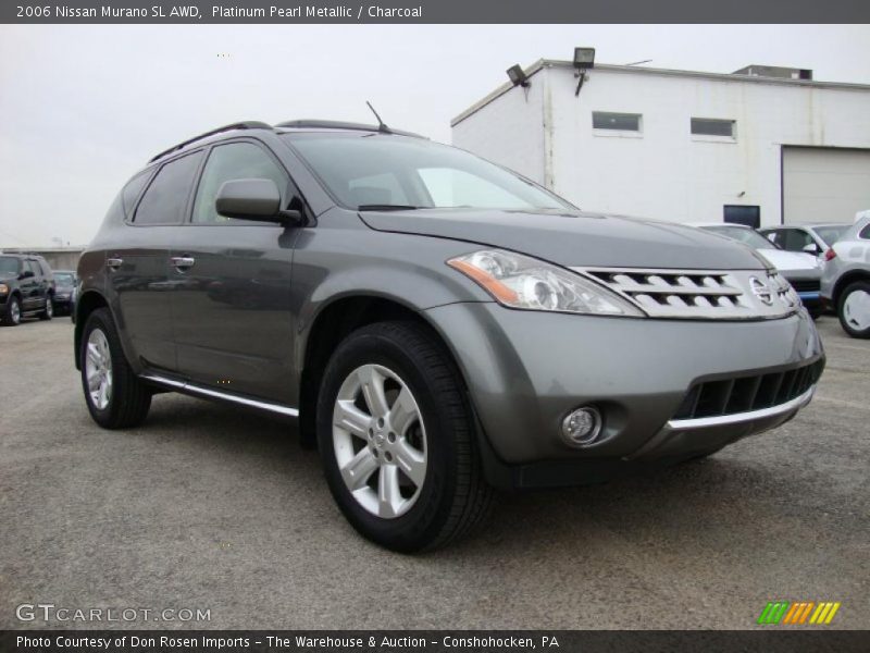 Platinum Pearl Metallic / Charcoal 2006 Nissan Murano SL AWD