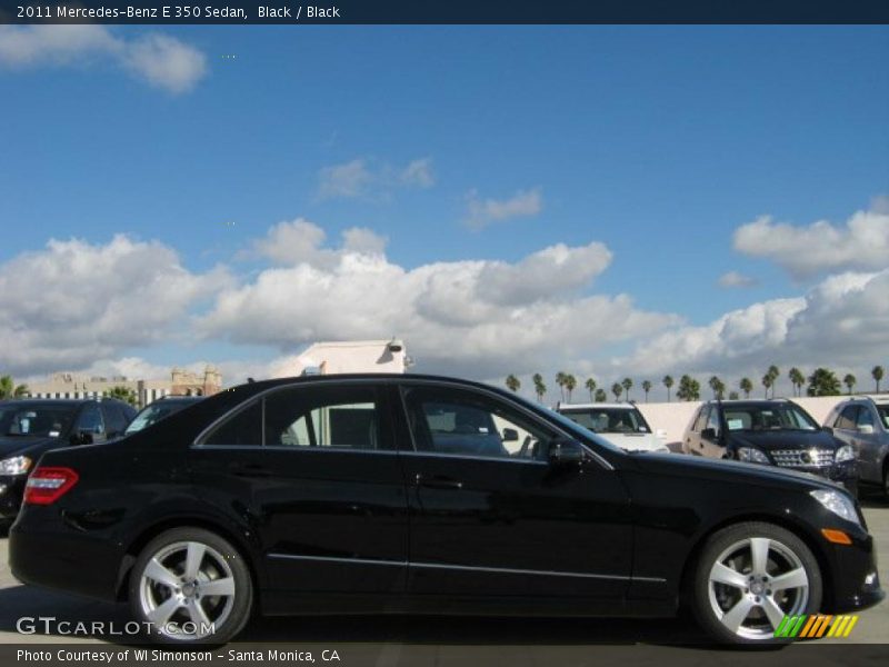 Black / Black 2011 Mercedes-Benz E 350 Sedan