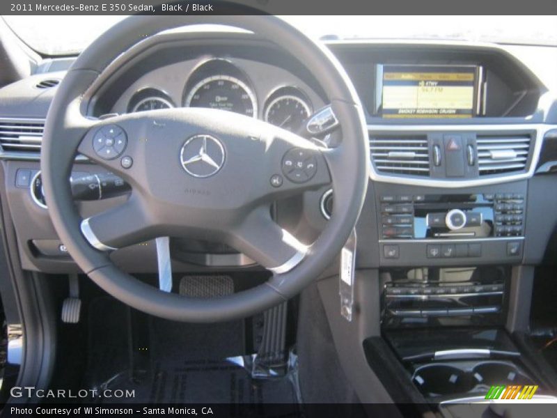Black / Black 2011 Mercedes-Benz E 350 Sedan