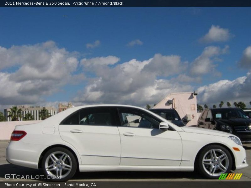 Arctic White / Almond/Black 2011 Mercedes-Benz E 350 Sedan