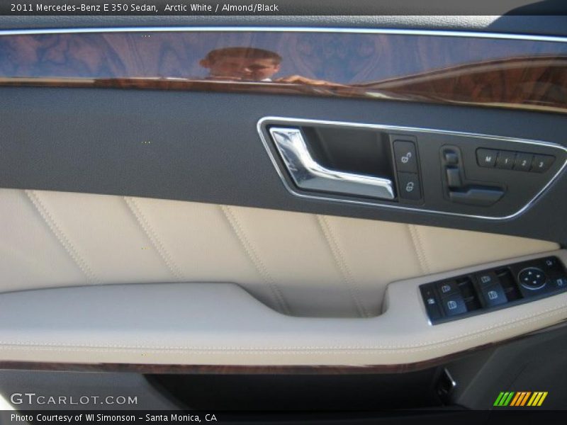 Arctic White / Almond/Black 2011 Mercedes-Benz E 350 Sedan