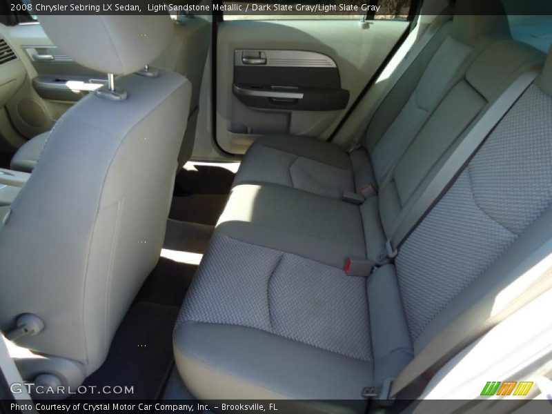 Light Sandstone Metallic / Dark Slate Gray/Light Slate Gray 2008 Chrysler Sebring LX Sedan