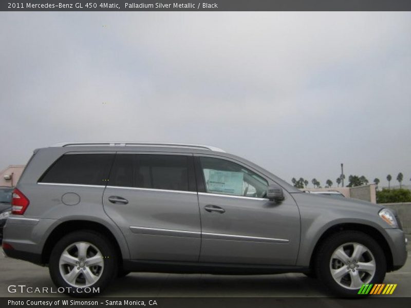 Palladium Silver Metallic / Black 2011 Mercedes-Benz GL 450 4Matic