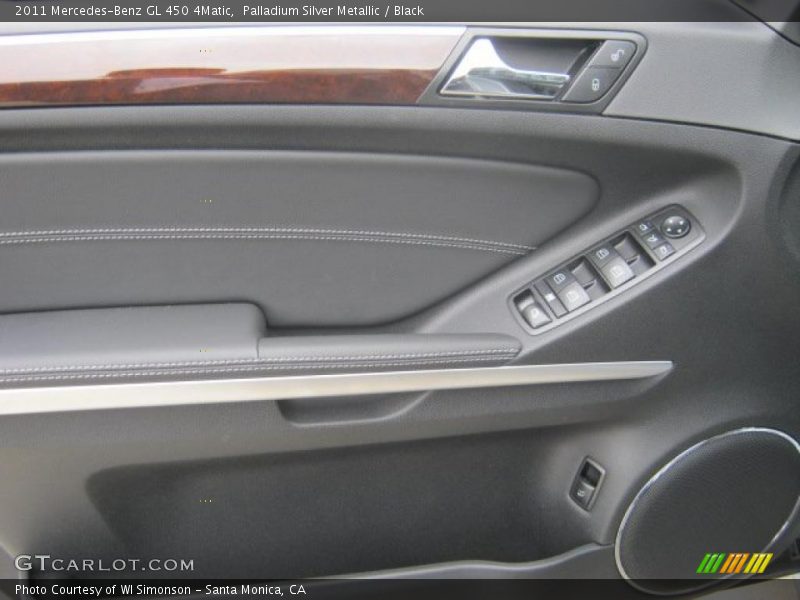 Palladium Silver Metallic / Black 2011 Mercedes-Benz GL 450 4Matic