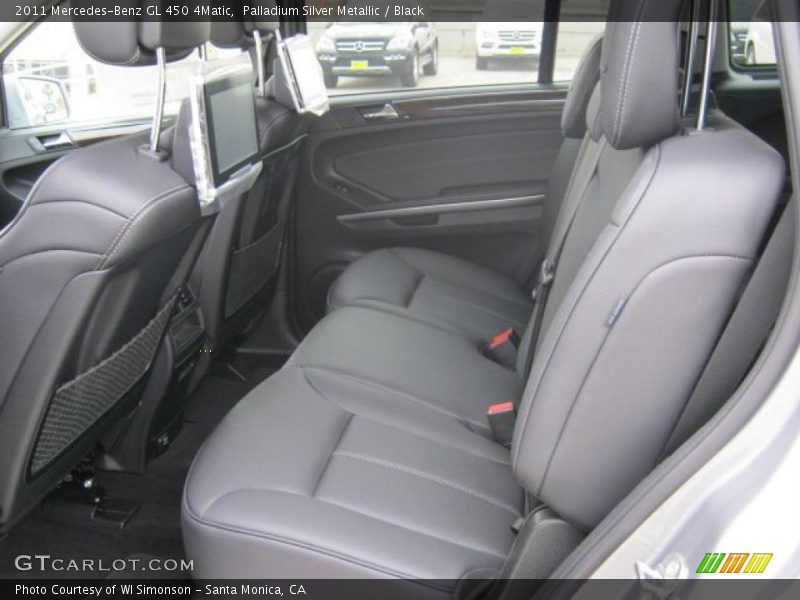 Palladium Silver Metallic / Black 2011 Mercedes-Benz GL 450 4Matic