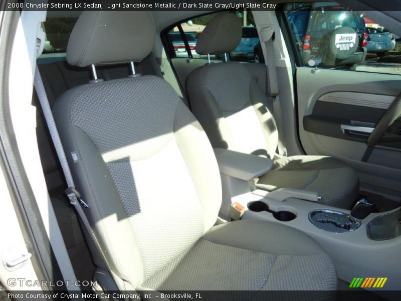Light Sandstone Metallic / Dark Slate Gray/Light Slate Gray 2008 Chrysler Sebring LX Sedan