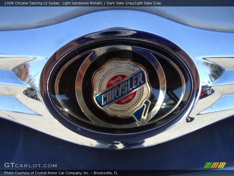 Light Sandstone Metallic / Dark Slate Gray/Light Slate Gray 2008 Chrysler Sebring LX Sedan