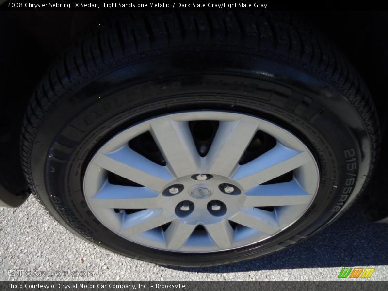 Light Sandstone Metallic / Dark Slate Gray/Light Slate Gray 2008 Chrysler Sebring LX Sedan