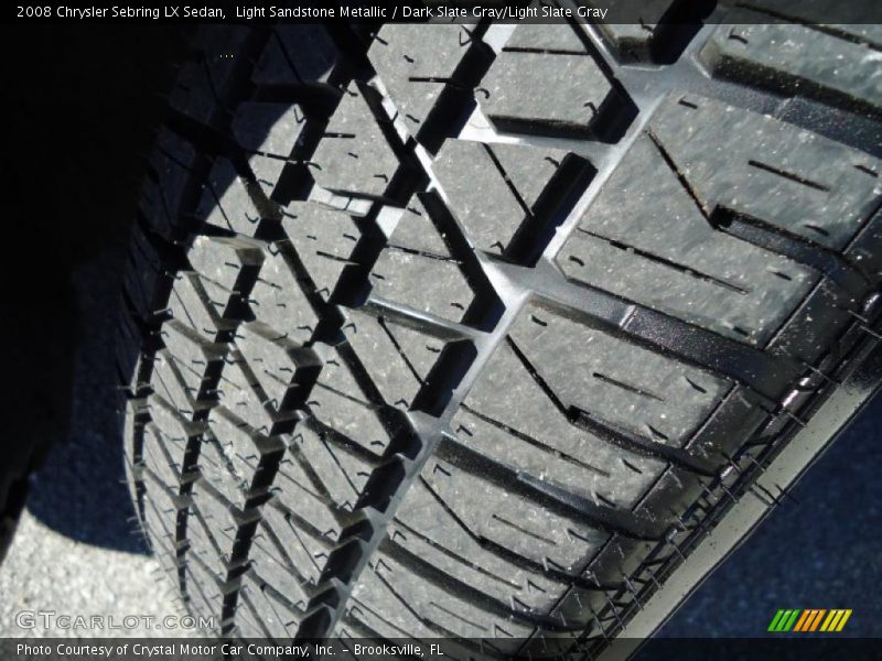 Light Sandstone Metallic / Dark Slate Gray/Light Slate Gray 2008 Chrysler Sebring LX Sedan