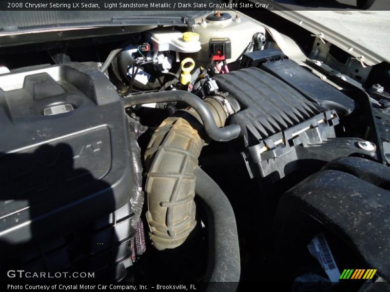 Light Sandstone Metallic / Dark Slate Gray/Light Slate Gray 2008 Chrysler Sebring LX Sedan