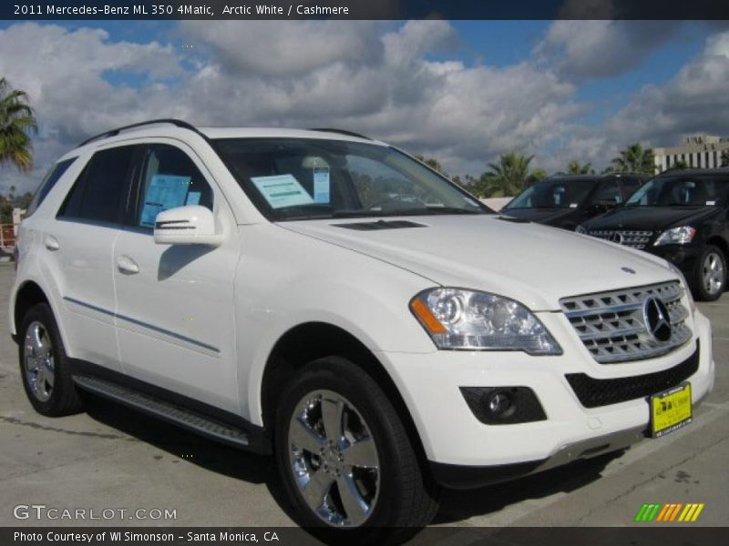 Arctic White / Cashmere 2011 Mercedes-Benz ML 350 4Matic