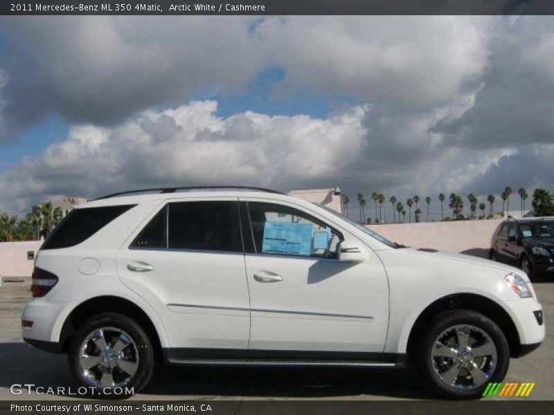 Arctic White / Cashmere 2011 Mercedes-Benz ML 350 4Matic