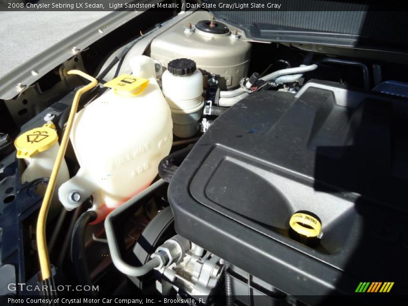 Light Sandstone Metallic / Dark Slate Gray/Light Slate Gray 2008 Chrysler Sebring LX Sedan