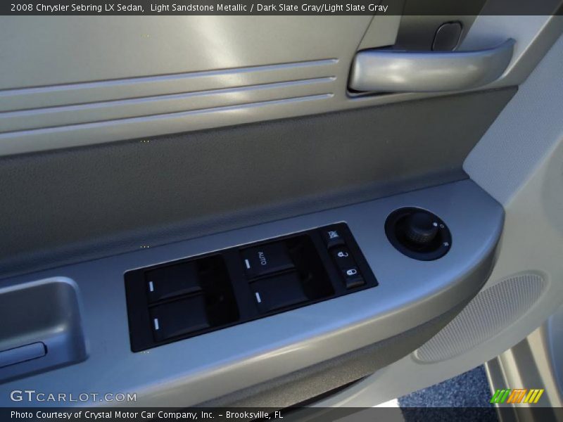 Light Sandstone Metallic / Dark Slate Gray/Light Slate Gray 2008 Chrysler Sebring LX Sedan
