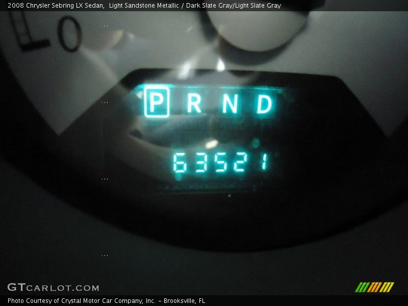Light Sandstone Metallic / Dark Slate Gray/Light Slate Gray 2008 Chrysler Sebring LX Sedan